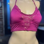 Mossimo Supply Co Women’s Small Mossimo Crochet Inset Bikini Red Lace Bralette Swimwear Photo 3