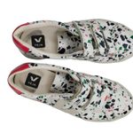 VEJA  Womens Esplar Leather 3 Lock Sneakers Terrazzo Paint Splatter Size US 8 Photo 9