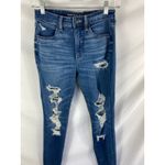 American Eagle The Dream Jean Super Hi Rise Jegging Distressed 4 R Photo 1