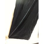 J.Crew Cropped Velvet Spaghetti Strap Wide Leg Jumpsuit V-Neck Black Size 4 Photo 5