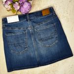 American Eagle NWT  Dark Blue Denim Mini Skirt Photo 7