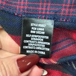 Skies Are Blue Urban Outfitters  Red Navy Plaid Mixed Print Shirt Dress Small GUC Photo 8