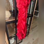 Oh Polly  All For You bodycon Lace Trim Satin Mini Dress bra ruched sexy Photo 12