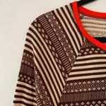 Aerie  Purple Gray Waffle Knit Loungewear Long Sleeve Top Women's size Small Photo 2