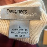 Designers Originals Cream 100% Cotton Sleeveless Top Women’s Size Large Photo 3