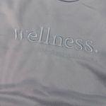 Princess Polly Wellness invest in your happiness embroidered blue sweatshirt Photo 4