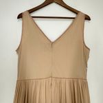 Adrianna Papell Size 14 Dress Peach Beaded Flowy Formal Bridesmaid Wedding Guest Photo 6