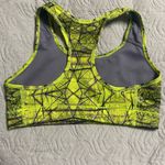 Nike Pro Hypercool Compression Printed Sports Bra Neon Yellow Size Small Photo 2