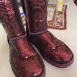 UGG  Purple Port Short Sparkle Uggs- Size 5 Photo 5