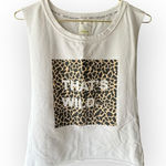 Aerie Offline By  That’s Wild White Graphic Cutoff Tank Top Photo 0