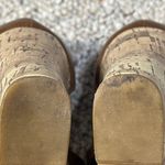 CHAPS Cork Wedge Sandals Cage Brown 7B Heels Open Toe Shoe Photo 9