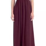Bill Levkoff  1162 Wine Burgundy Regency Chiffon A-line Dress Bridesmaid 14 Photo 0