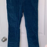 Pajama jeans teal blue corduroy jeans‎ size small Photo 0