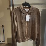 Magaschoni  Taupe Y2K Velour Hoodie Set Size XS Photo 2