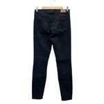 Revtown Jeans Decade Denim Size 28 | 6 Mid Rise Skinny Ankle Jean Jet Black Wash Photo 2