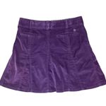 Athleta  Purple Corduroy Skirt- 6 Petite Photo 1