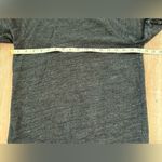 J.Crew Wkmans  Blue Marled Jewel Beaded Neckline Short Sleeve Sweatshirt Small Photo 3