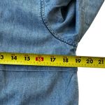 Ashley Vintage Charm Blue Full Zip Hooded Denim Jacket Women Size Small 14 Photo 4