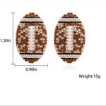 Bauble Bar "Game Day Glam" Football Earrings Photo 4