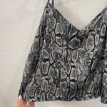 Forever 21 Satin Snakeskin Top Size S Photo 1