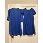 Peignoir Robe Nightgown SET Size M Blue Vintage Shadowline Midi Gown Feminine Size M Photo 3