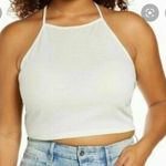 Bp. women's ivory ribbed strappy cropped top XL NEW Photo 0