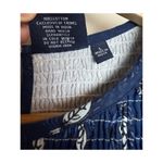 Madison Mathews Navy Smocked Bodice Maxi Dress Sz. L Blue Size L Photo 3