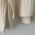 Madewell Women's Relaxed Ribbed Turtleneck Tee Top Cream XS New Photo 5