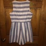 Blue and white stripped romper! Size medium! Photo 4