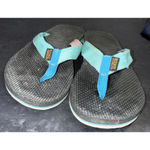 Teva Outdoor Casual Foam Flip Flops Blue Thong Sandal Shoe Beach Womens Size 8 Photo 3