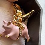 Juicy Couture NWOT  Pink Flying Pig Charm with Gold Accents Photo 7