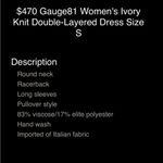 Mija Ribbed Mini Dress by GAUGE81 white size small long sleeve Photo 14