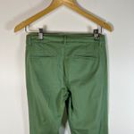 VIA MASINI 80 Firenze Green Cropped Flare Trousers Made in Italy Size 42 Photo 6
