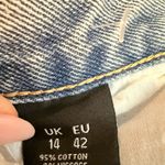 Nasty Gal  Relaxed Acid Wash Buckle‎ Hem Jeans size US 16/UK14/EU42 Photo 10