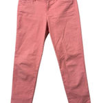 Old Navy Pixie Chino Pants Size 4 Rainer Cherry Modern Stretch Summer Spring Photo 0