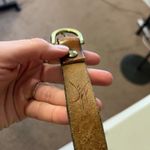 Handmade Vintage Brown Genuine Cowhide Leather Tooled Western Belt Size XS/S Photo 5