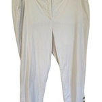 Charter Club Pant Shops Womens Pants Size 16 Cream Classic Fit Mid Rise Button Photo 0