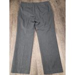 Talbots Dark Gray Stretch Dress Pants Size 16 Women's Side Zip Photo 5