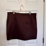 Good American NWOT Women’s  Size 16 Chocolate Brown Skirt Photo 0