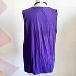 Chico's  Purple Sequin Tank Top Y2K Party Retro Glam Medium‎ Sz 3 Photo 2