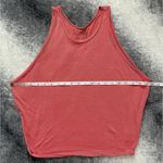 We The Free  People Striped Sedgwick Tank Top Shirt Coral Gray Oversized Size XS Photo 8