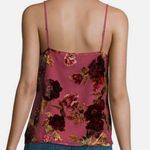 a.n.a  Women's Floral Velvet Cami Top - Deep Rose Photo 1