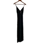 BCBGMAXAZRIA Black Wide Leg Swarovski Crystal Cocktail Formal Jumpsuit Sz 12 NWT Photo 3