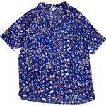 Open Edit  Satin Camp Button-Up Shirt S Photo 2