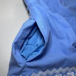 J.Crew  Cornflower Blue White Embroidered Strapless 100% Cotton Dress 12 Summer Photo 5