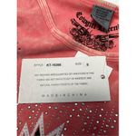 Cowgirl Legend Embellished Coral Pink Tee S Photo 5