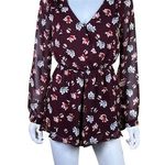 ASTR Long Sleeve Floral Romper Photo 0