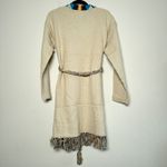 Faherty  x B.Yellowtail Crow Stripes Tassel Organic Cotton Duster Cardigan M/L Photo 12