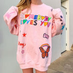 Mayfair Group  Somebody Loves You Sweatshirt Photo 0