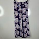 Flynn Skye  Purple Floral Patty Flare Pants Size Medium Photo 1